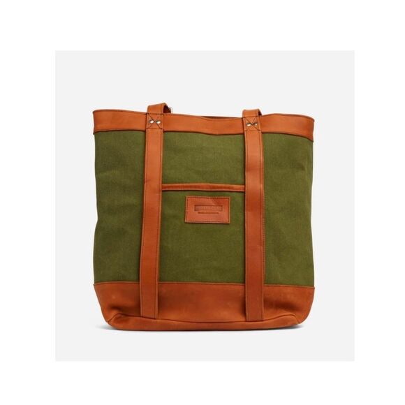 Parker Clay Rincon Backpack/ Tote- Leather/Canvas main image 4